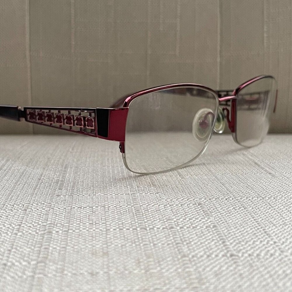 Liz Claiborne Women Glasses Frame Red Tone Eyeglasses L306 130 52[]16 Frame